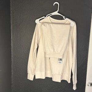 Lrg fruit of the loom crew neck and jogger set